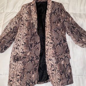 Oversized Snake Blazer